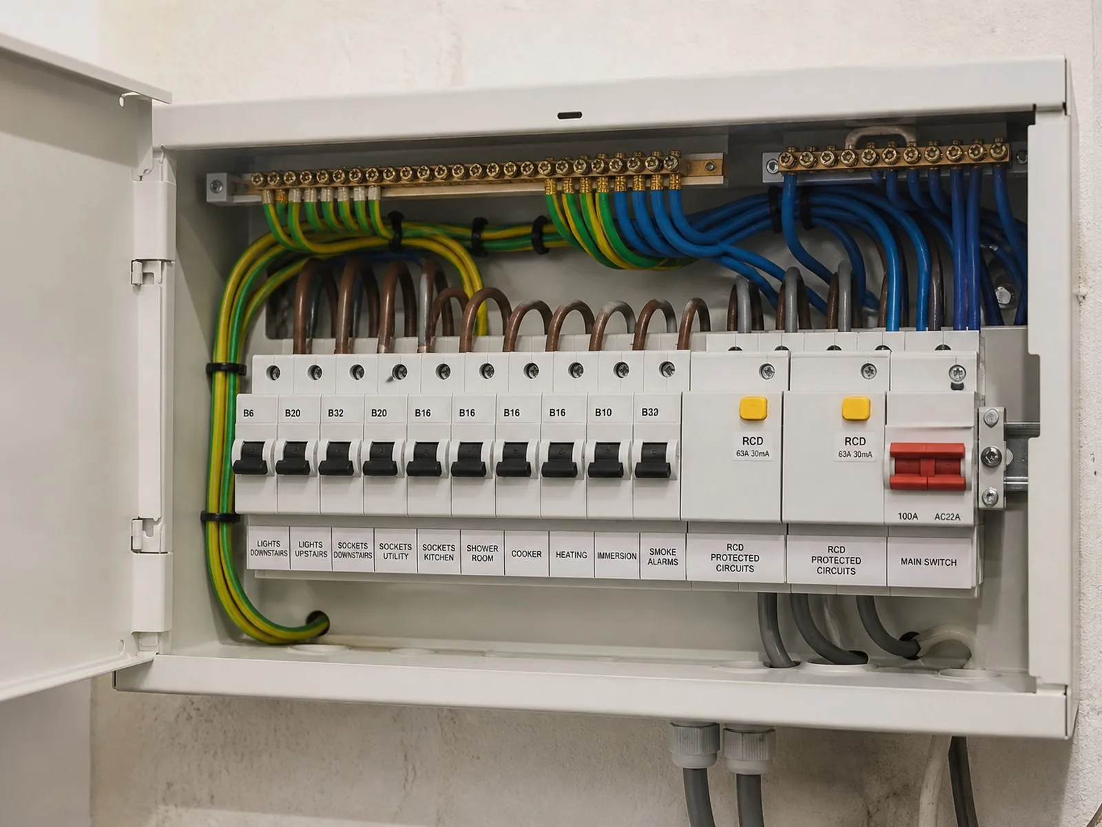 Domestic fuse board, Reid Electrical Services