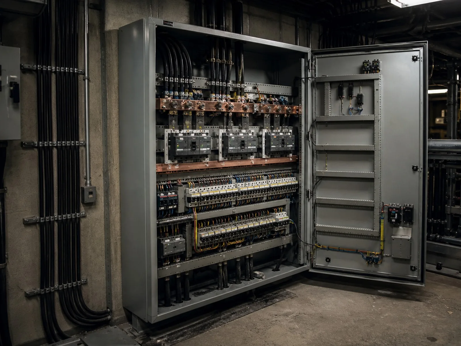 Commercial electrical panel, Reid Electrical Services