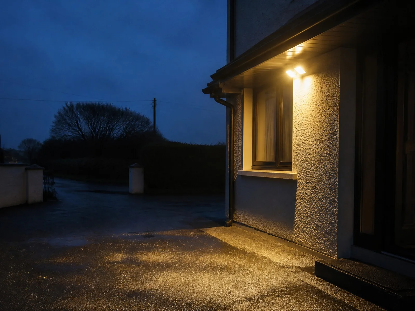 Outdoor security light by Reid Electrical Services
